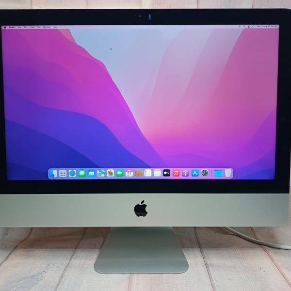iMac 21.5″ 2015, Intel i5, 16GB RAM, 256 GB SSD, Intel Iris Pro, Monterey OS