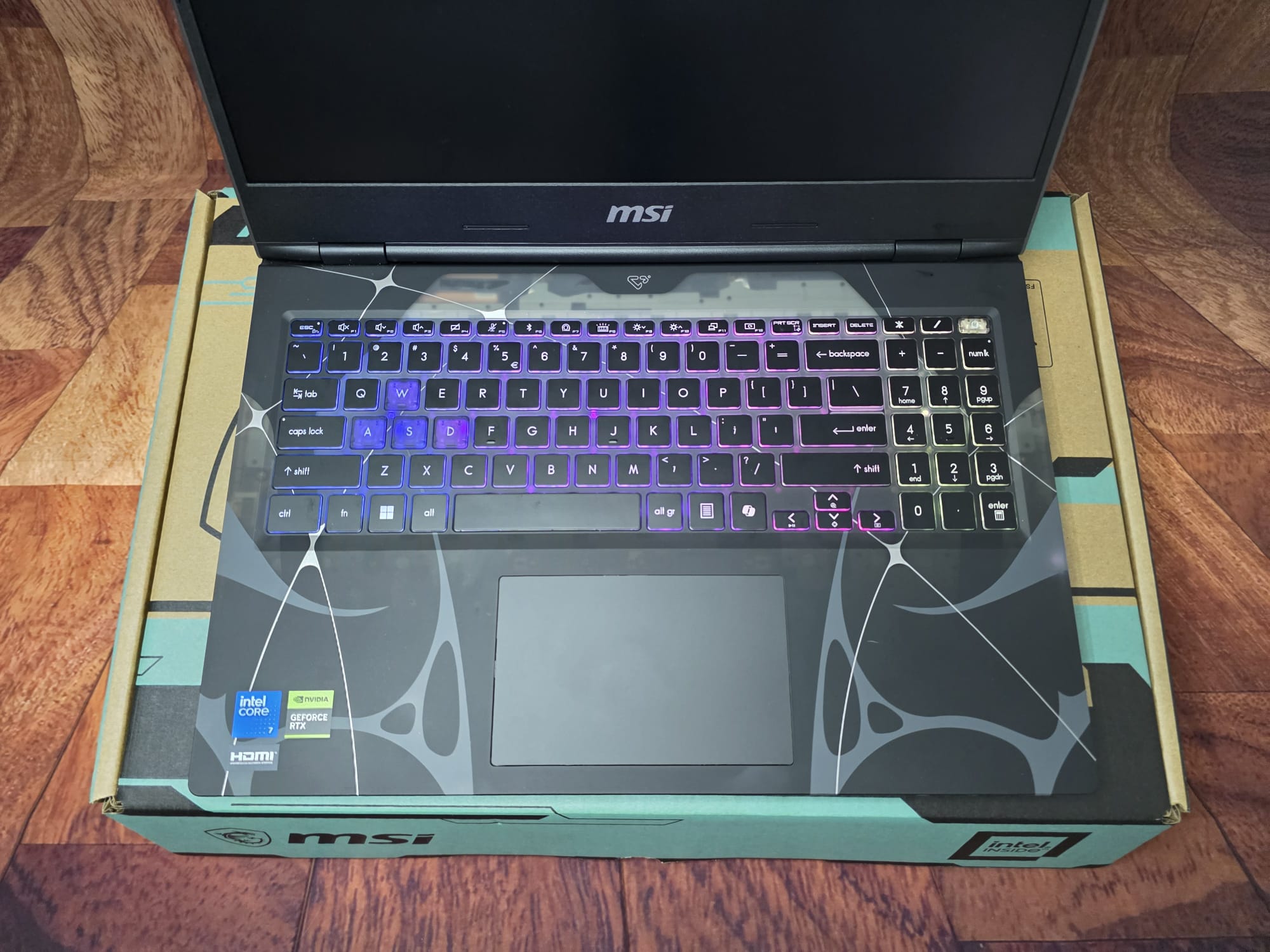 MSI Cyborg Gaming Laptop, 15.6" 144Hz, Intel Core7 240H, 16GB RAM, 1TB SSD, Geforce RTX 5060, Windows 11 - Warranty 2027 - Image 5