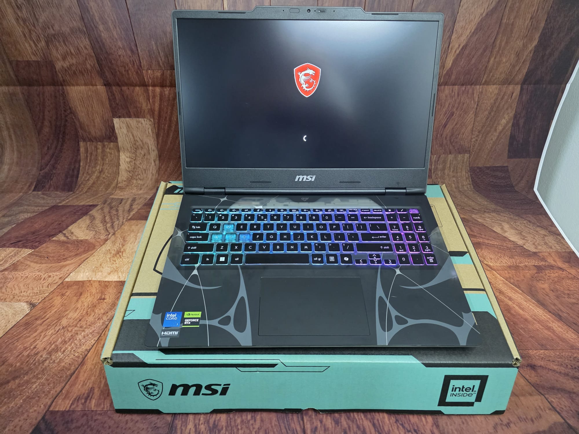 MSI Cyborg Gaming Laptop, 15.6" 144Hz, Intel Core7 240H, 16GB RAM, 1TB SSD, Geforce RTX 5060, Windows 11 - Warranty 2027