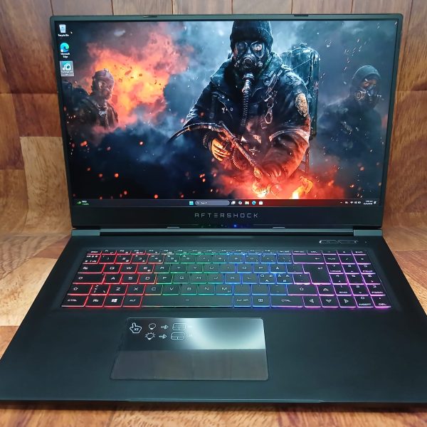 Aftershock Gaming Laptop, 17.3" 240Hz, Intel i7-10th Gen, 16 GB RAM, 512 GB SSD, Geforce RTX 2060, Win 11