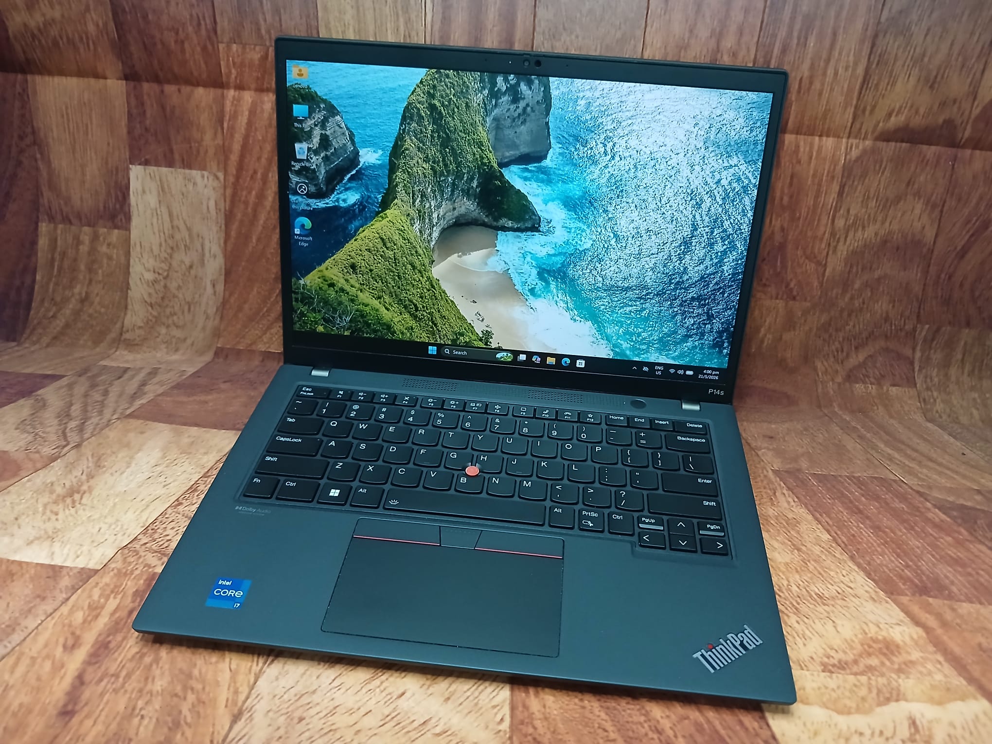 - WORK- LENOVO P14s Gen3, 14" Screen, Intel i7-12th, 16GB RAM, 512GB SSD, Nvidia T550 Graphics, Win11 - Image 7