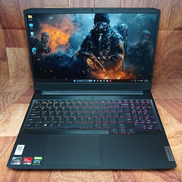 Lenovo Ideapad Gaming Laptop, AMD Ryzen 7 5800H, 16 GB, 512 GB SSD, Geforce RTX 3050, Win11