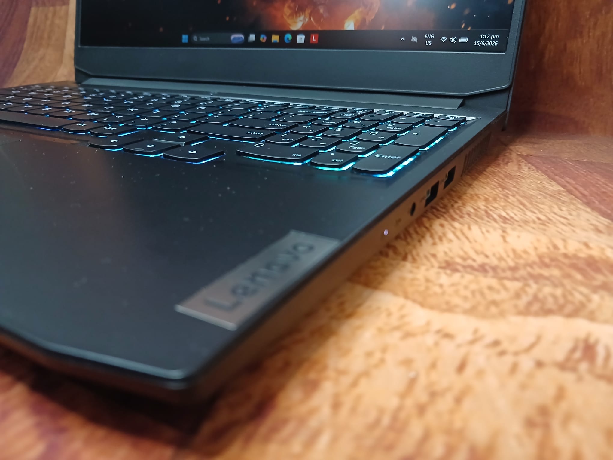 Lenovo Ideapad Gaming Laptop, AMD Ryzen 7 5800H, 16 GB, 512 GB SSD, Geforce RTX 3050, Win11 - Image 5